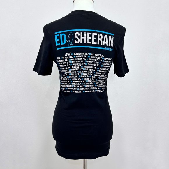 Ed Sheeran Divide Tour Black Graphic Tee Shirt - Picture 11 of 16
